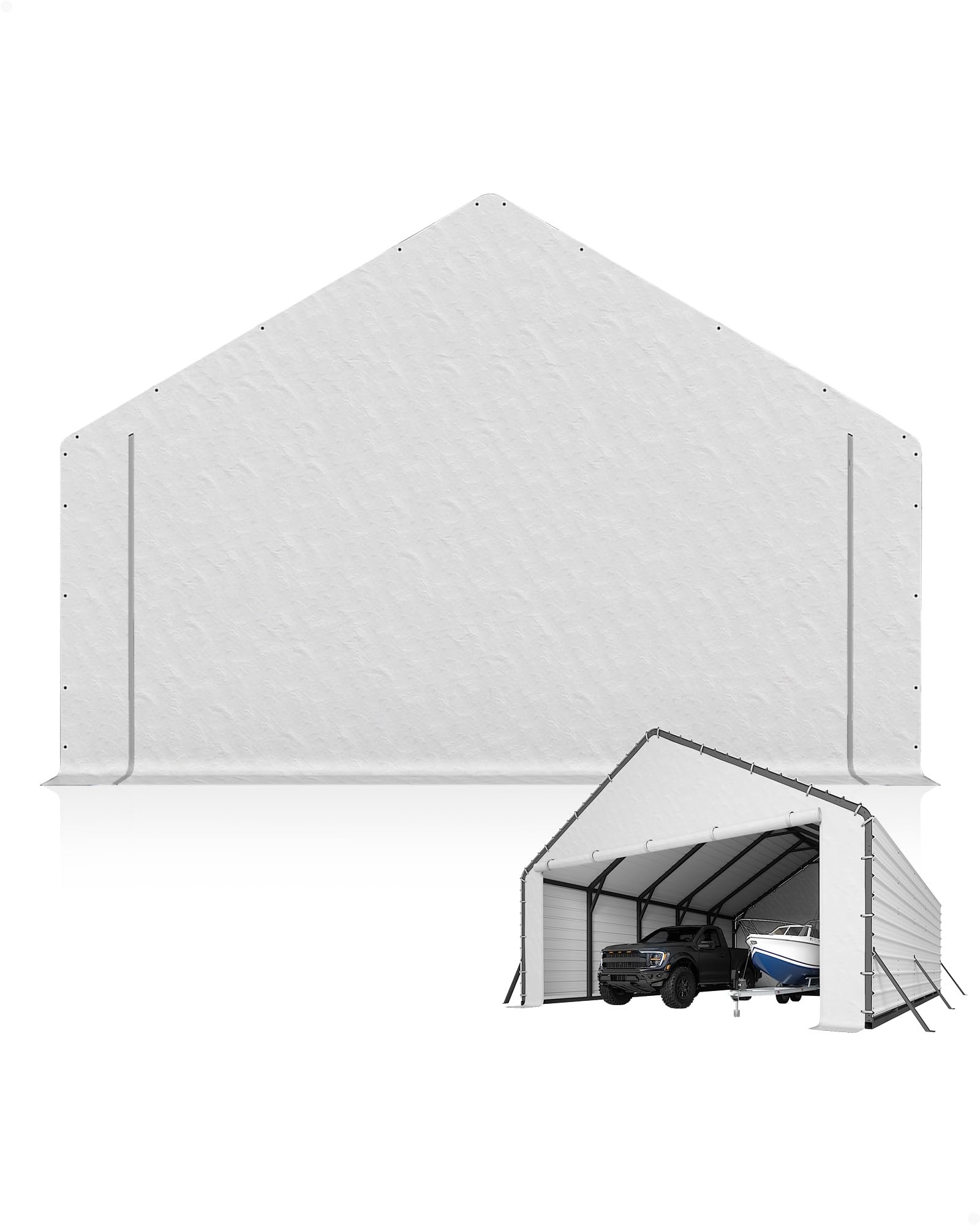 Amazon.com: GarveeLife Door Panels with Zippers Tarp for Metal